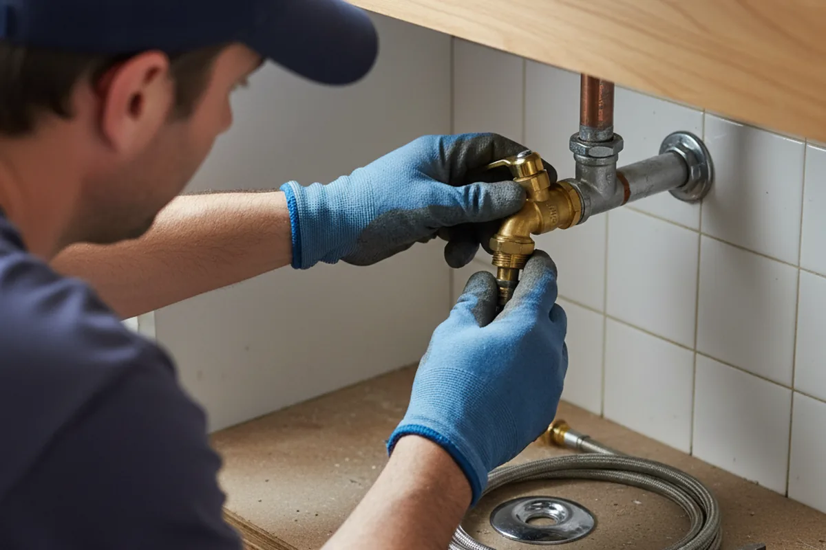 Shutoff valve and fitting work during Emergency Plumbing in South San Francisco